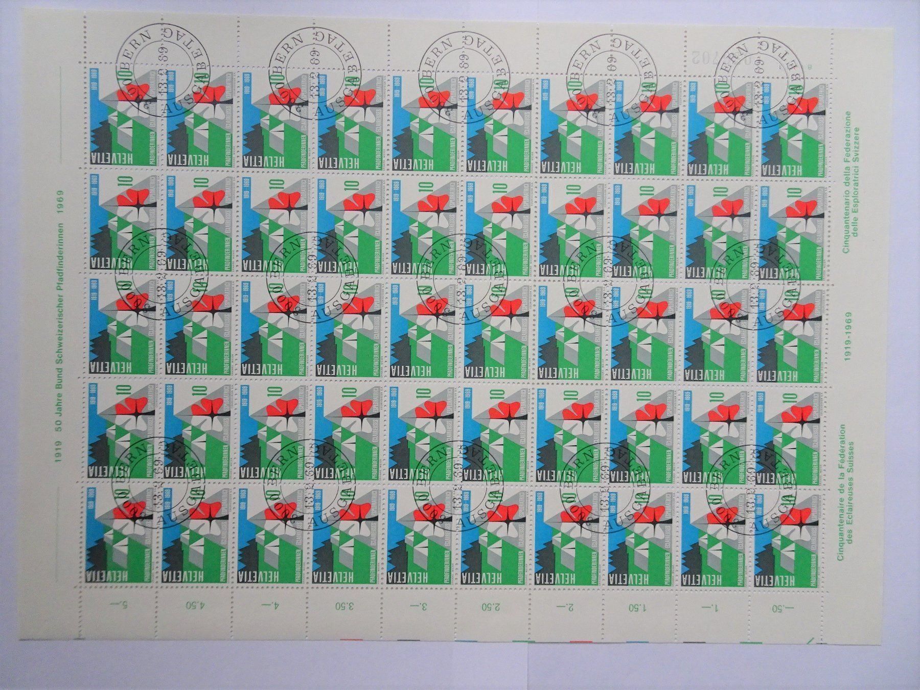 Alle Briefmarken: 1969 – Neu (gemäss Beschreibung) aus Aadorf von Chnorli-Furz