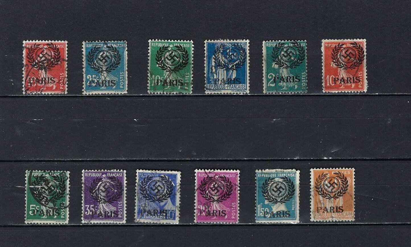 Tous les timbres: WKII Besetzung Frankreich gest. – D'occasion à Altstätten SG par Nandodax