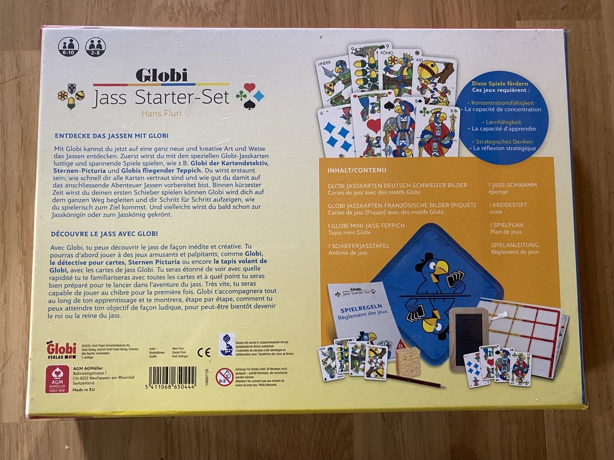 Giochi: GLOBI JASS STARTER - SET wie NEU – Nuovo e nell'imballaggio originale da Bauma venduto da vorsteg01 1