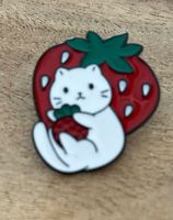Pin Katze Erdbeere