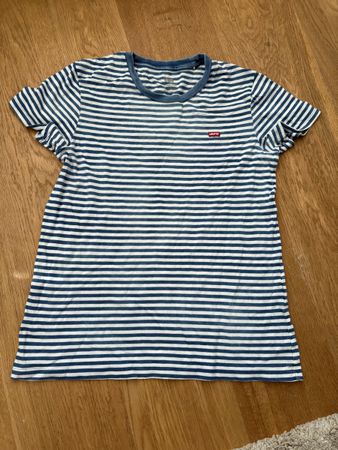 Levi's T-Shirt Perfect Crew blau weiss gestreift Grösse M