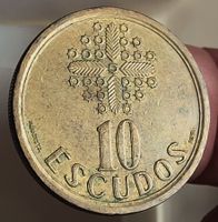 PORTUGAL 10 ESCUDOS 1996