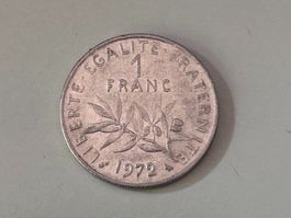 1 Franco (Franc) della Francia coniato nel 1972