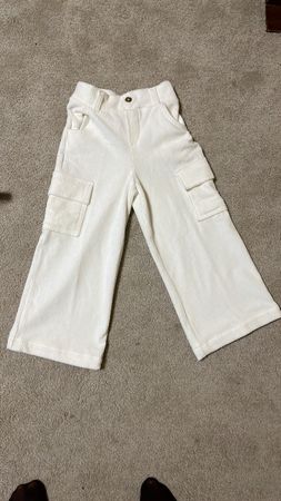Pantalon neuf en velours côtelé pour fille 104cm