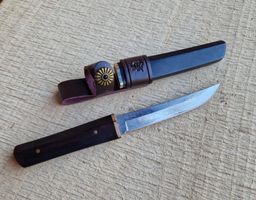 Damast Messer, Holz Griff