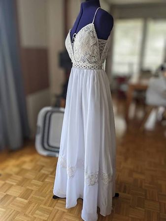 Robe de mariée mariage bohème dentelle 36-38