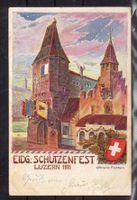 Luzern Eidg. Schützenfest 1901, ʘ Luzern + Glarus