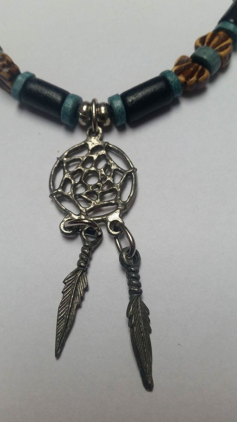 Catenine: NEU: schöne Kette mit Traumfänger – Nuovo (secondo la descrizione) da Winterthur venduto da Mick77 1