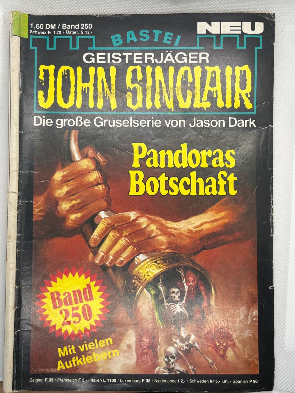 Bücher: John Sinclair Pandoras Botschaft Band 250 1. Auflage – Gebraucht aus Hinterkappelen von Kim1992
