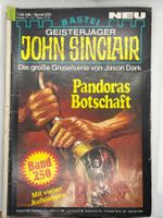 John Sinclair Pandoras Botschaft Band 250 1. Auflage