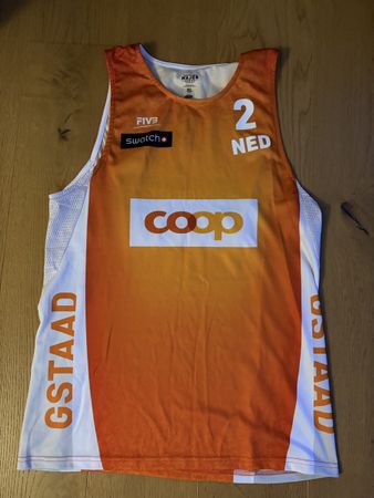 Original Beachvolleyball Gstaad Matchtrikot - Niederlande XL