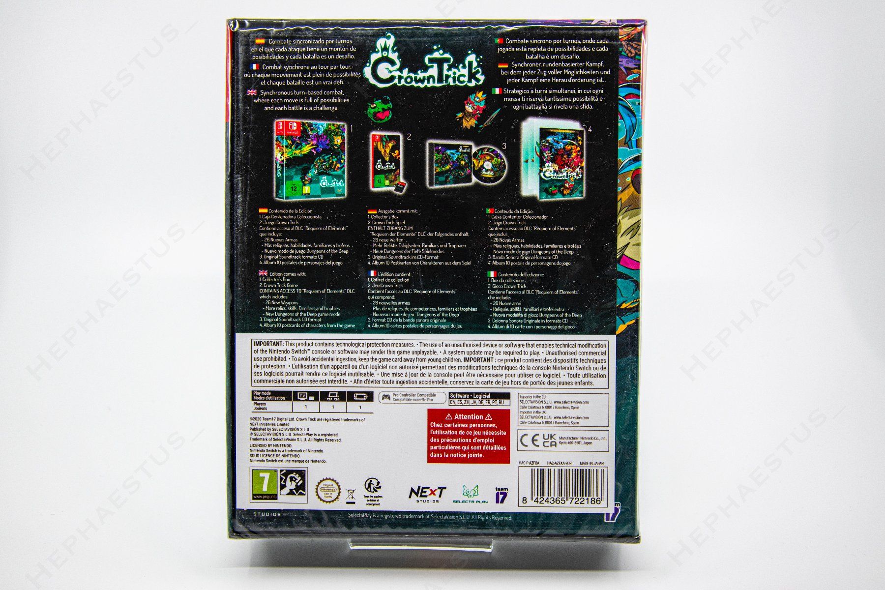 Crown Trick SPECIAL EDITION PS4 - OST/CARD - Neuf Sous Blister - FR EN ES