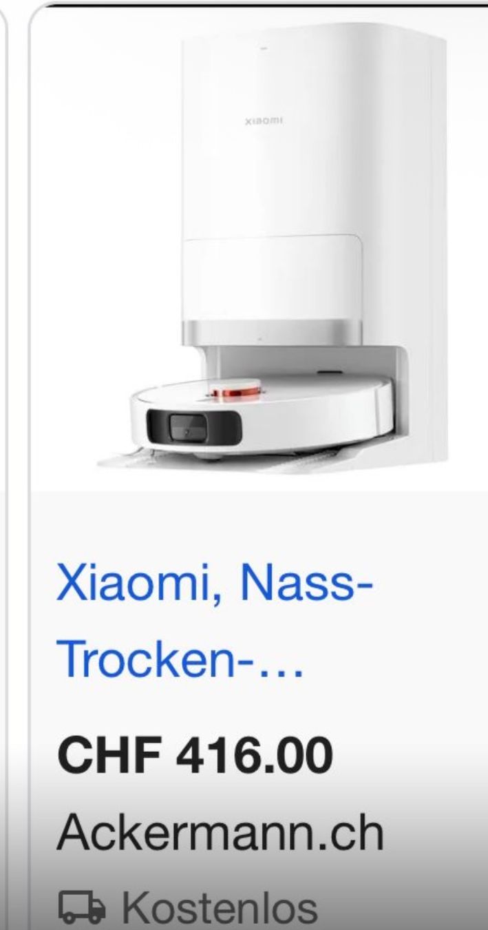 Xiaomi Aspirapolveri & Accessori: Roboter Staubsauger – Usato da Wattwil venduto da sbj_5lr8