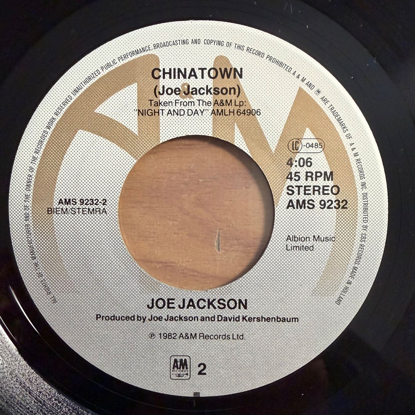 Vinyles: Joe Jackson - Steppin' Out / 1. NL-Press. 1982 – D'occasion à Gais par soundcave57 3