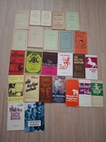 25 Text- und Programmhefte Oper und Operetten aus den 80ern
