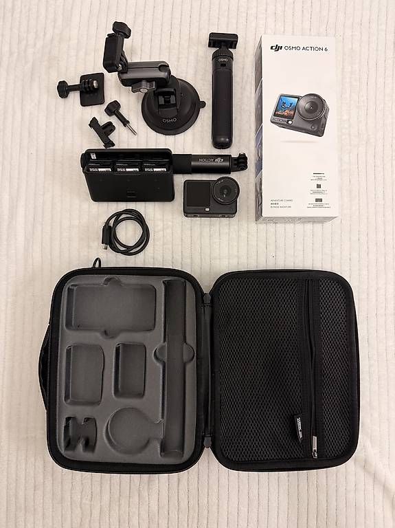 Action Cam: DJI Osmo Action 6 Adventure Combo – Gebraucht aus Kriegstetten von Levin7