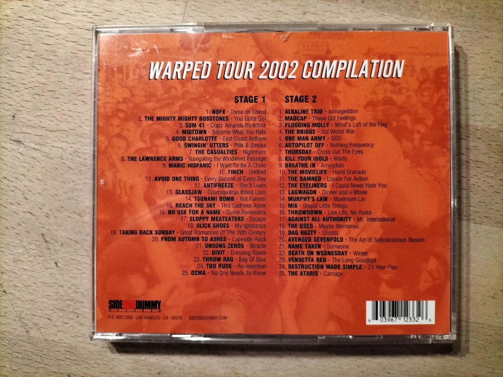 CDs: Vans Warped Tour 2002 CD Compilation – Gebraucht aus Biel / Bienne von Music74 3