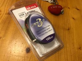 AKASA - USB 3.0, Type A auf Micro B (Superspeed Kabel)