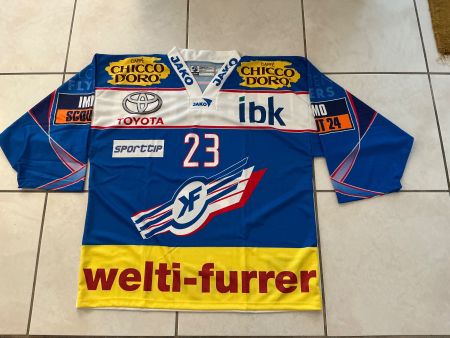Kloten Flyers Trikot / # 23 Fabian Guignard / 2007-2008 / XL