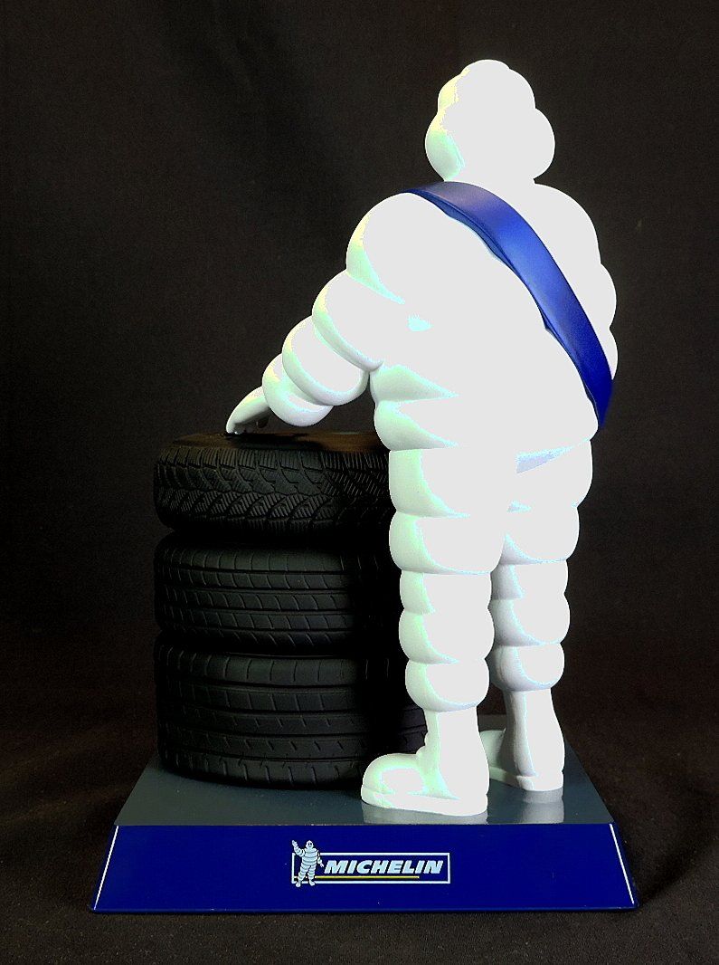 Statuette: Michelin Männchen Figur, Bibendum, Werbung – Nuovo e nell'imballaggio originale da Duggingen venduto da roterbambus 4
