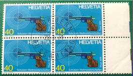 4 er Block Nr. 550 mit ETStempel Bern  
