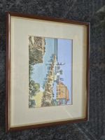 Aquarell Küstenlandschaft 