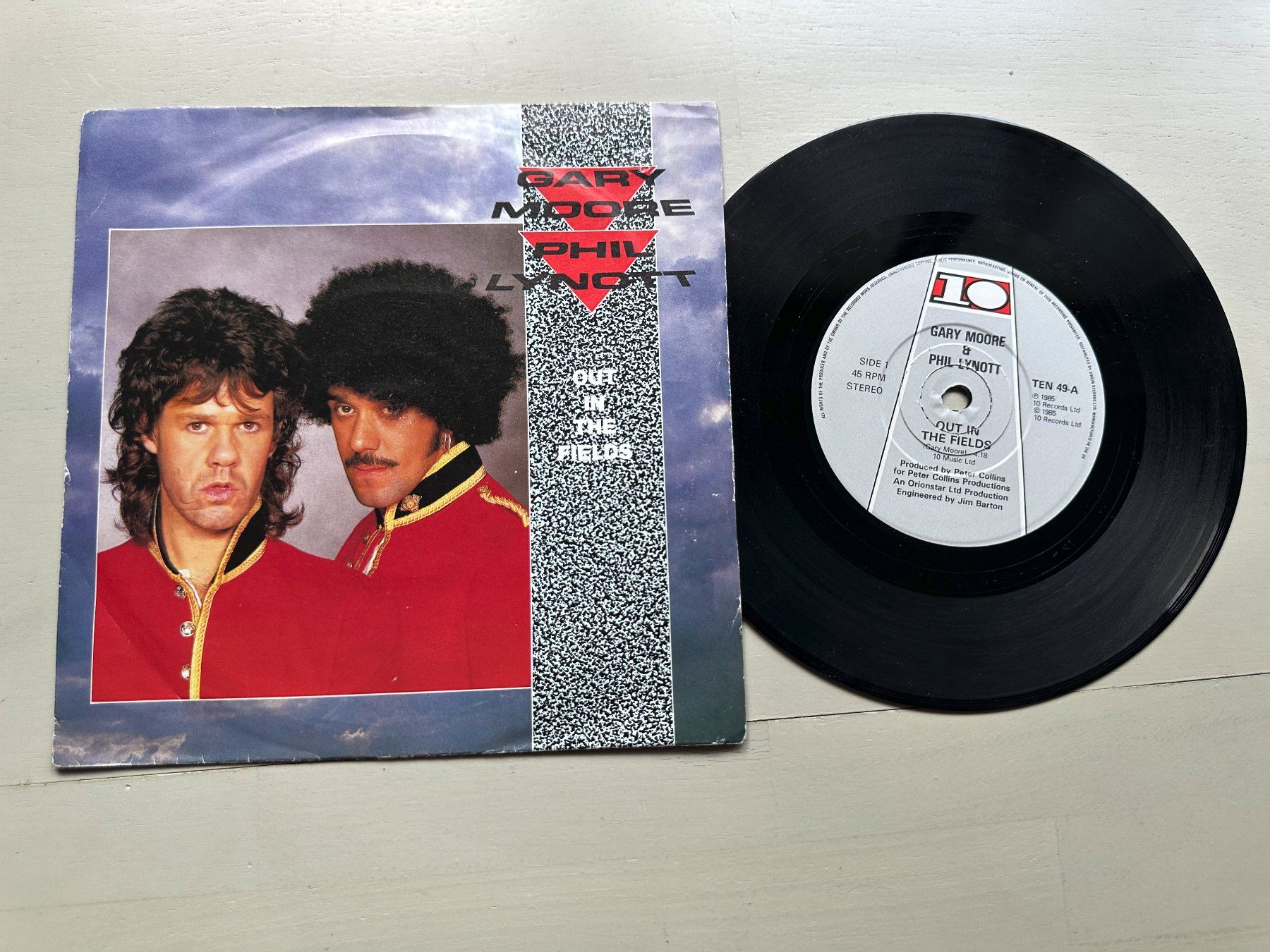 Dischi in vinile: GARY MOORE THIN LIZZY tolle Single Kult PHIL LYNOTT Blues – Usato da Basel venduto da Partridge