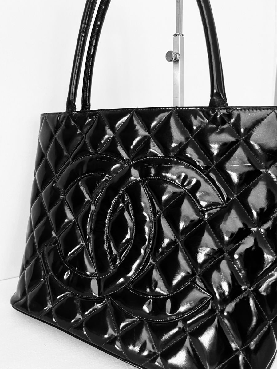 Chanel Borse da donna: Chanel Handtasche Lackleder schwarz – Usato da Basel venduto da marinaliane 8