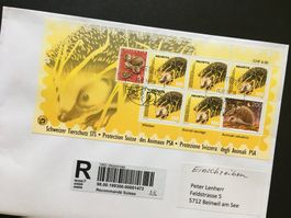 Kleinbogen Igel ZN 1131 mit J210 + 1594 ab 1993 Veysonnaz