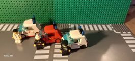Lot de 3 voitures d'urgence Lego