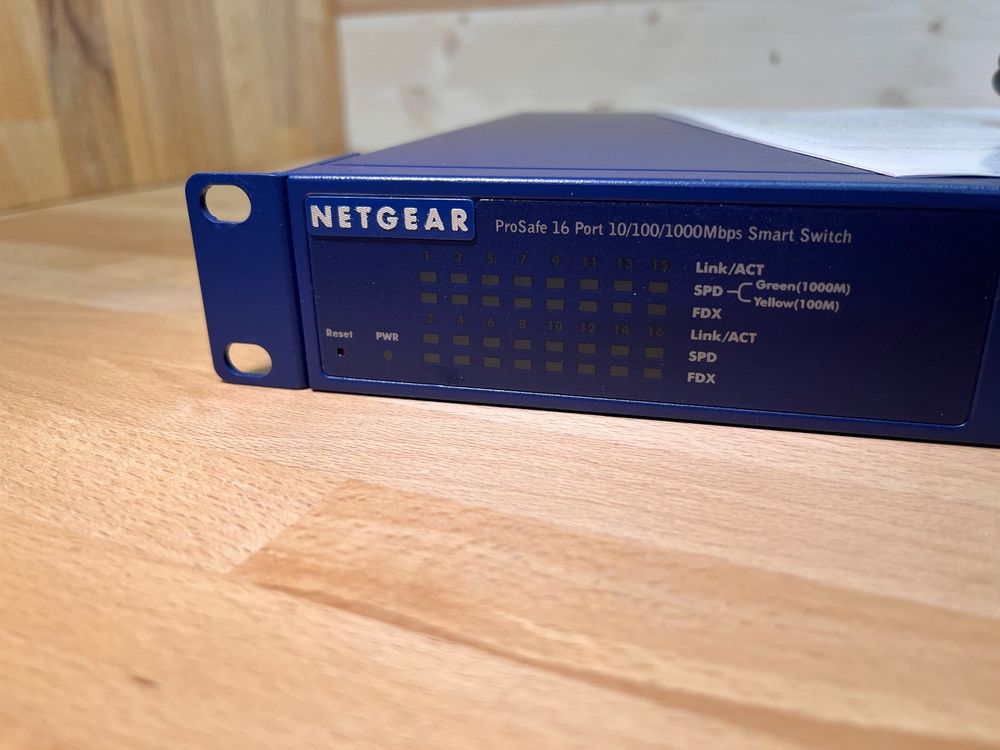 Netgear Switch ProSafe GS716T 16-Port gebraucht (Gebraucht) in ...