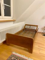 Schönes Massivholzbett / Einzelbett 90x200cm Antik / Vintage