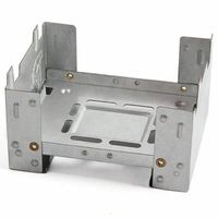 Faltbar  Edelstahl Camping kocher Holzofen Alkohol Outdoor