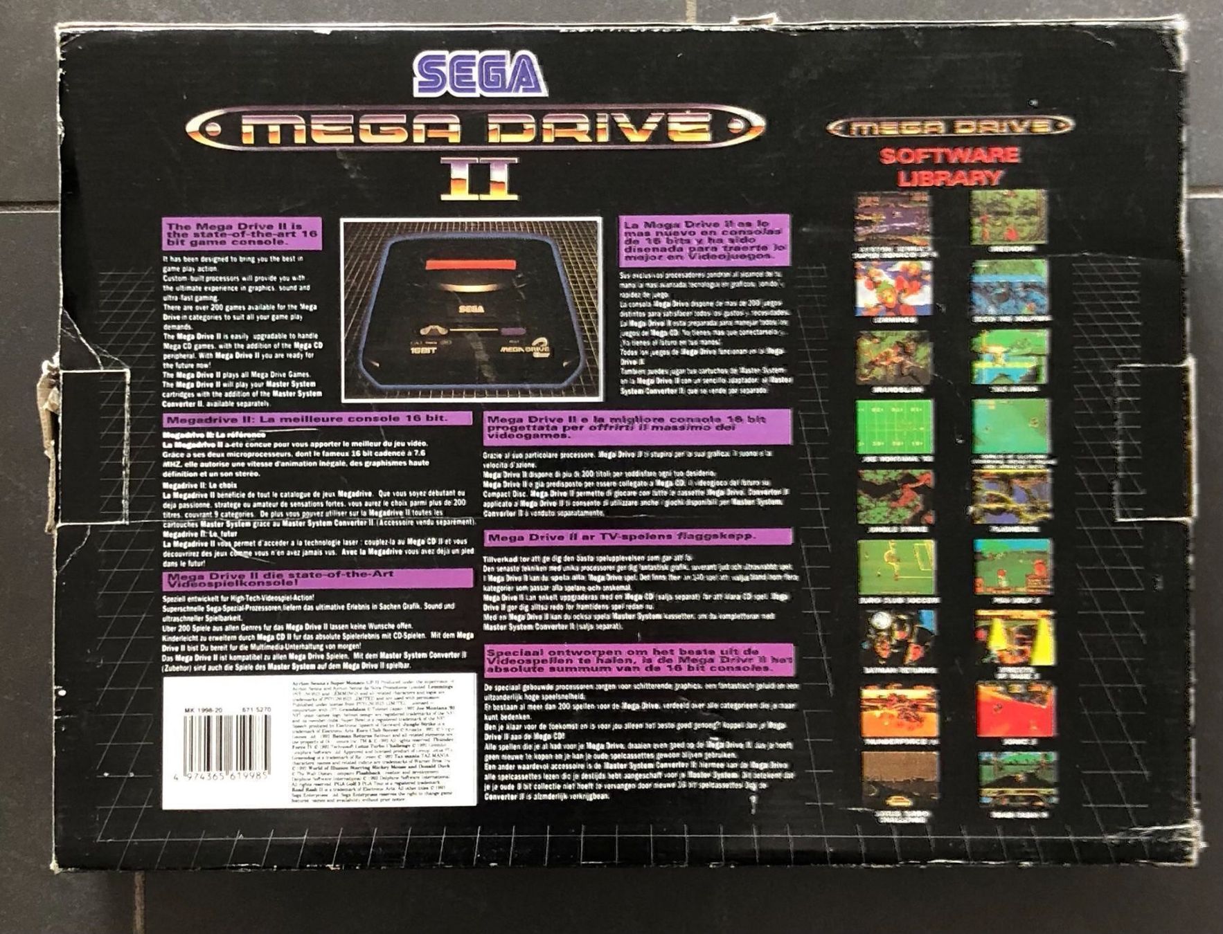 Sega Console: Sega Mega Drive 2 in OVP – Usato da Kestenholz venduto da Dickies09 1