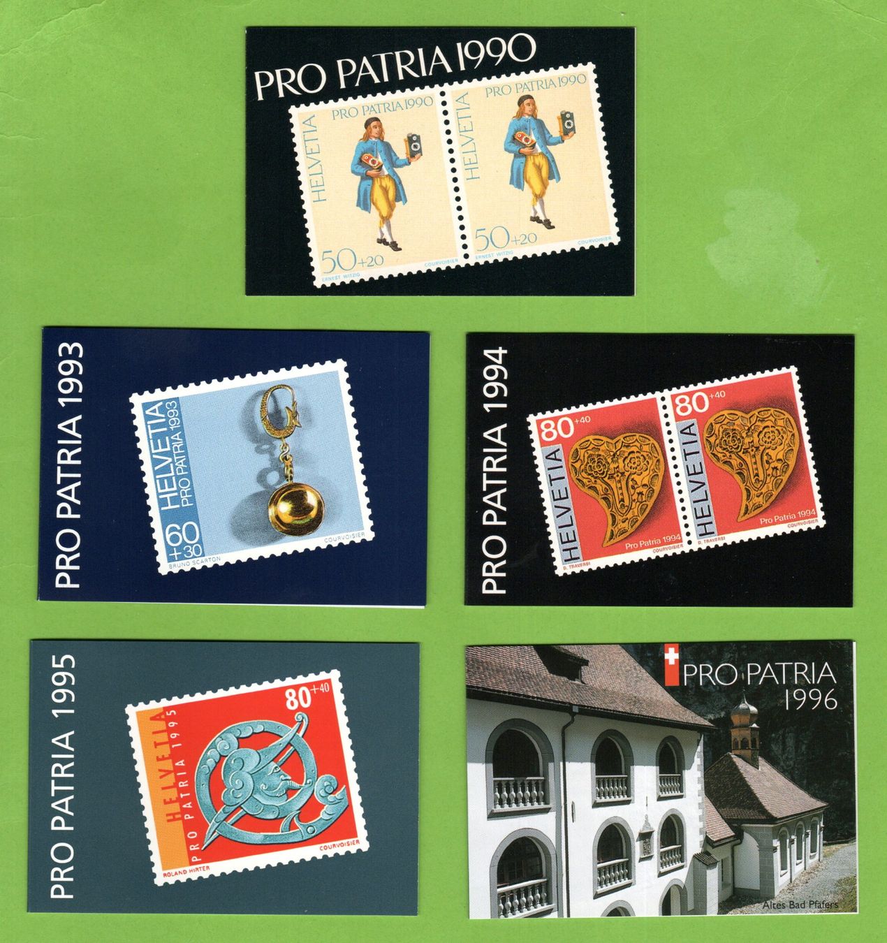 Tutti i francobolli: PP 1990 - 1996 Markenheftchen 1. Tag siehe Bild SBK 125.-- – Usato da Stein am Rhein venduto da Huehnerhund