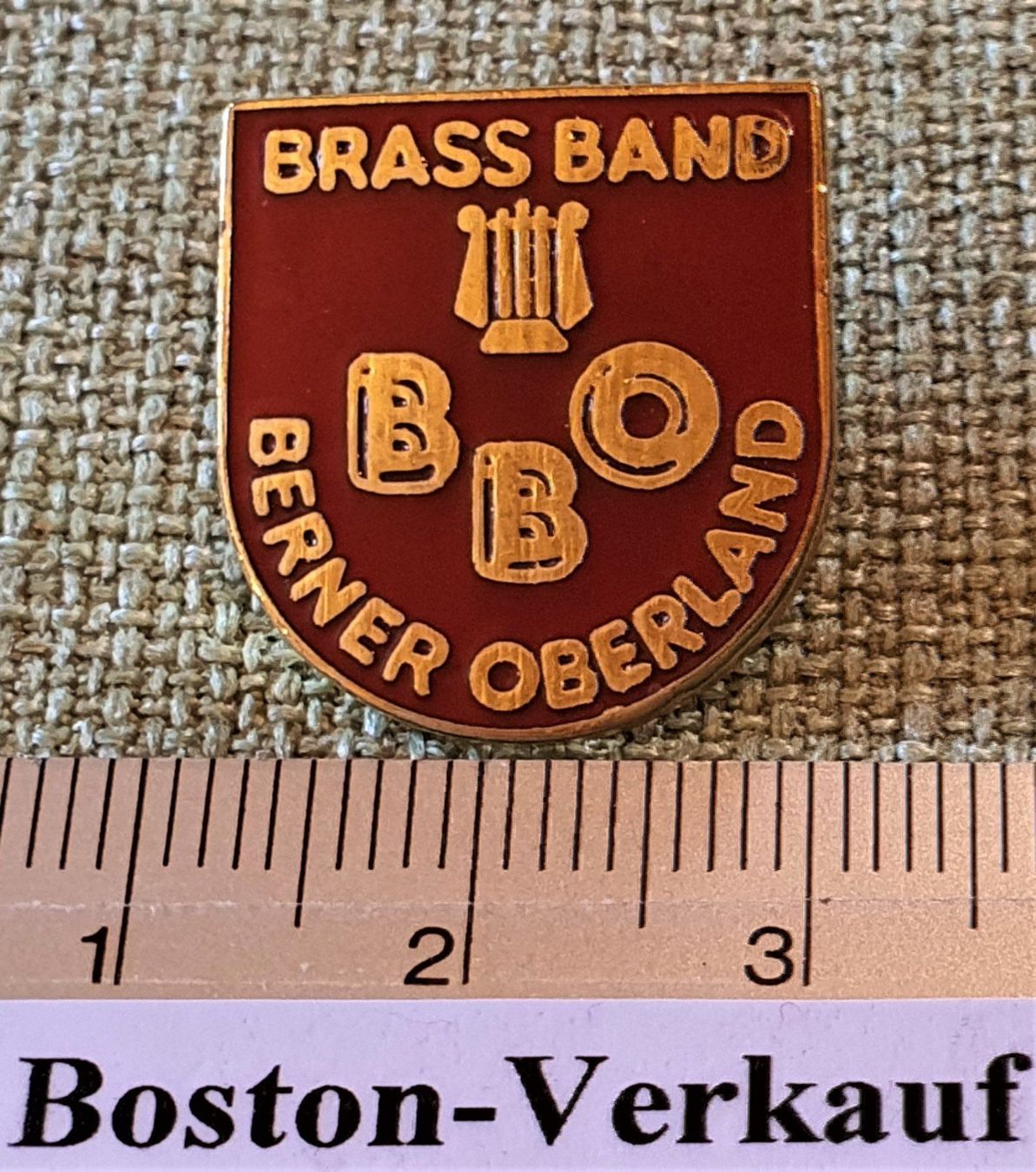 Placchette & Badge: E070  Pin Berner Oberland Brass Band BBO – Usato da Reinach BL venduto da Boston-Verkauf 1