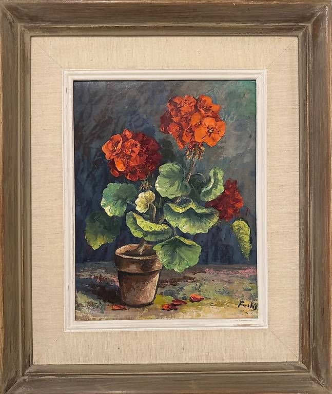 Dipinti: Ernst Fuchs Geranium – Usato da Wilen b. Wil venduto da mam_y92t 3