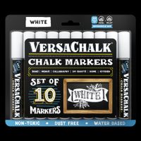 VersaChalk - Weisse Flüssigkreide Marker 10er Set 5mm Spitze