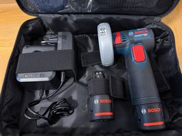 Bosch GWS 12V-76 Akku-Winkelschleifer (2 x 3Ah) Fabrikneu