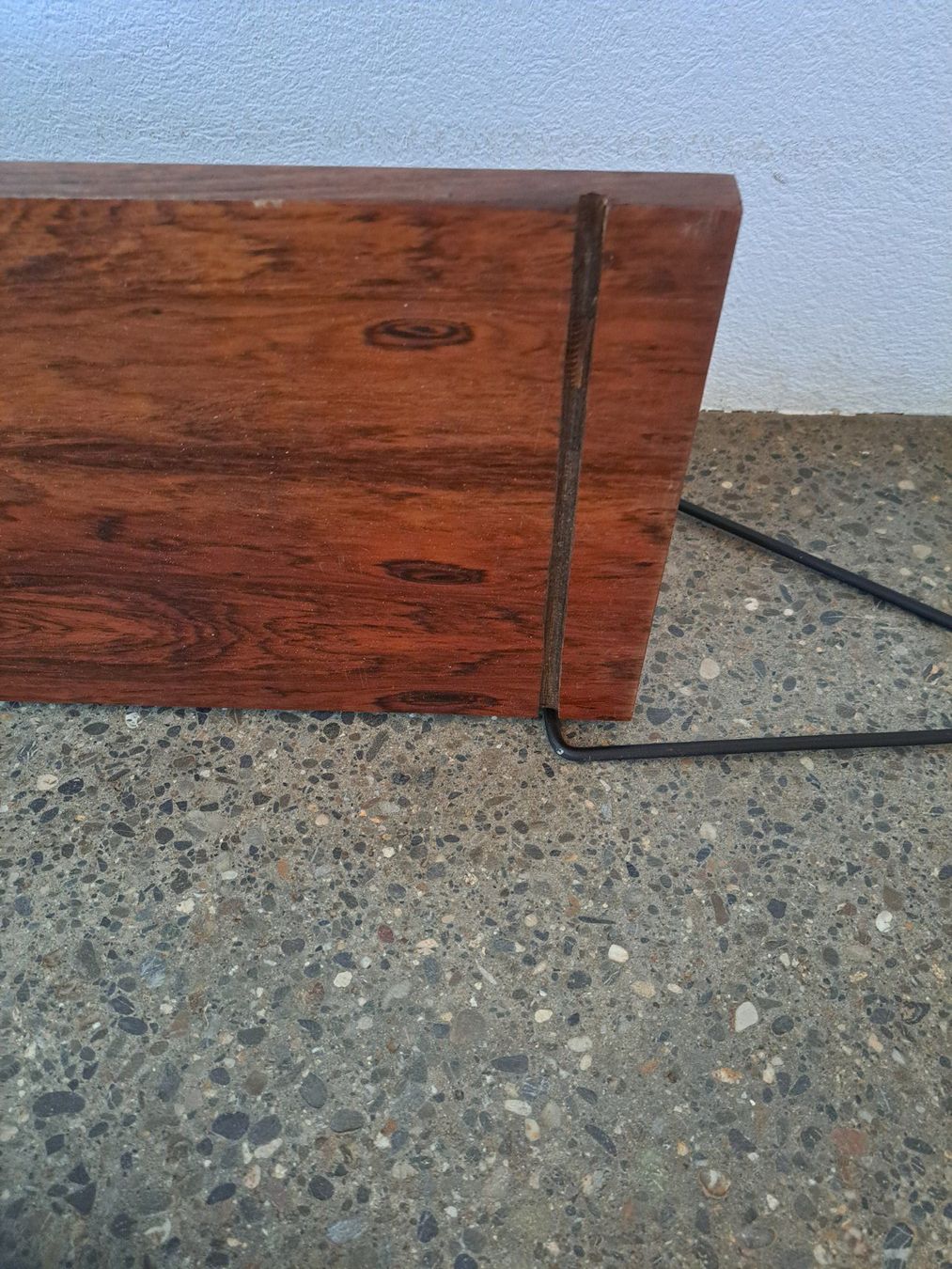 Scaffali: Stringregal Holz Metall Hängeregal Palisander 91cm lang – Usato da Rosshäusern venduto da objekte-24 5