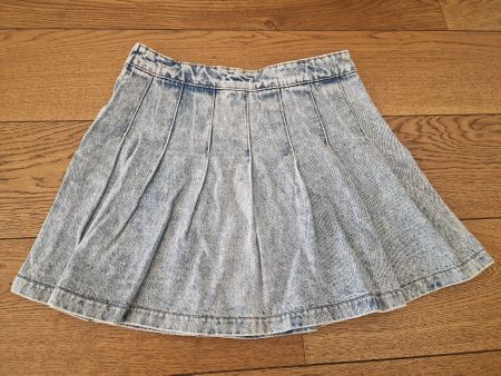 Cooler Jeans-Faltenrock Gr. 36, Sommer, Vintagestyle