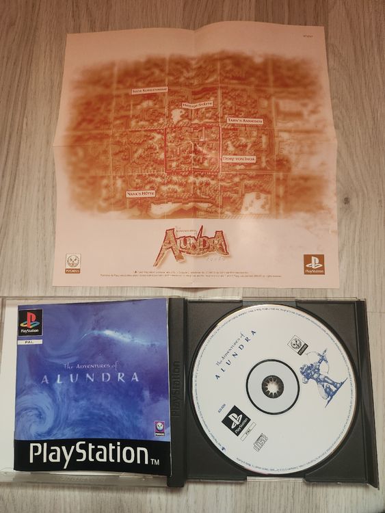 The Adventures of Alundra PS1 PSX (FR) PAL, sans notice testé et
