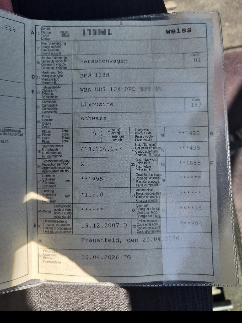 BMW Automobili: BMW 118d E87 105kw / frisch ab MFK – Usato da Bürglen TG venduto da Trucker96 3