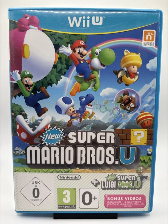 New Super Mario Bros. U – Wii U (PAL) – Neuf Sous Blister – UKG Graded 85