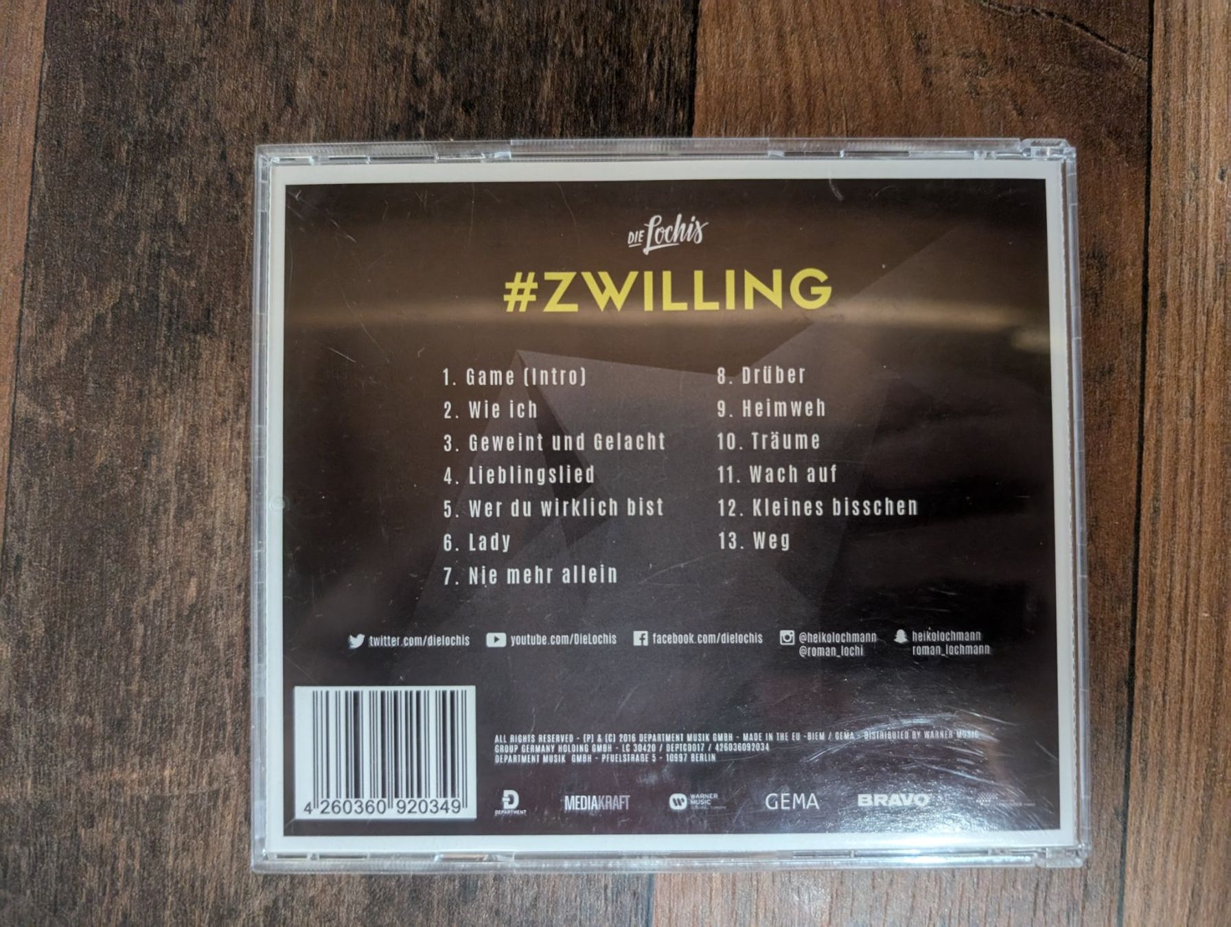 CD: Die Lochis Zwilling Album CD – Usato da Neuenhof venduto da mlw_w98j 1
