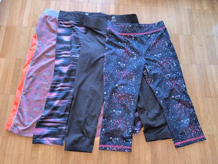 Sportleggings 4 Stk.3/4 Kindersporthosen gebraucht 
