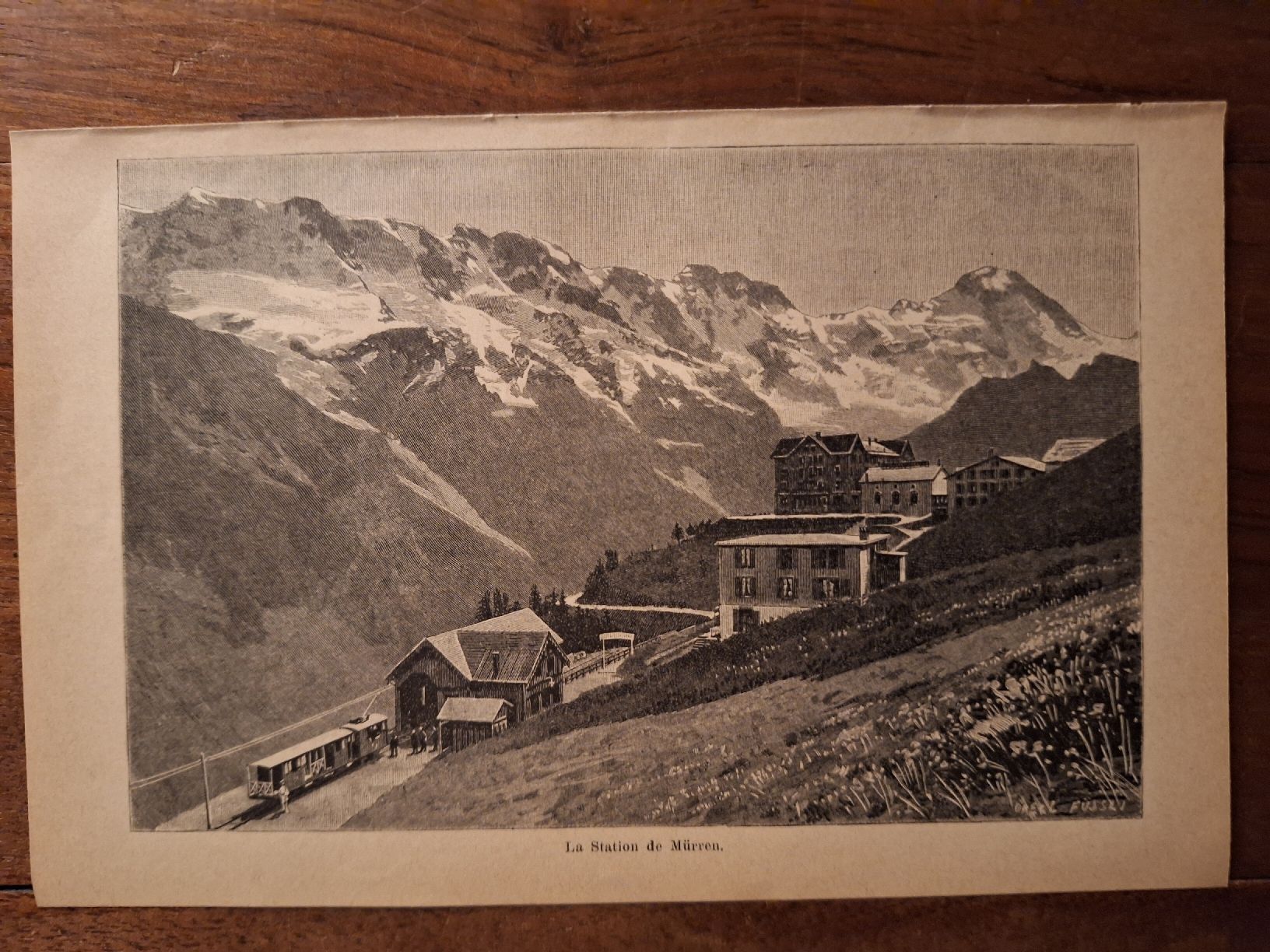 Incisioni: LA STATION DE MURREN – Usato da Bevaix venduto da bohrap