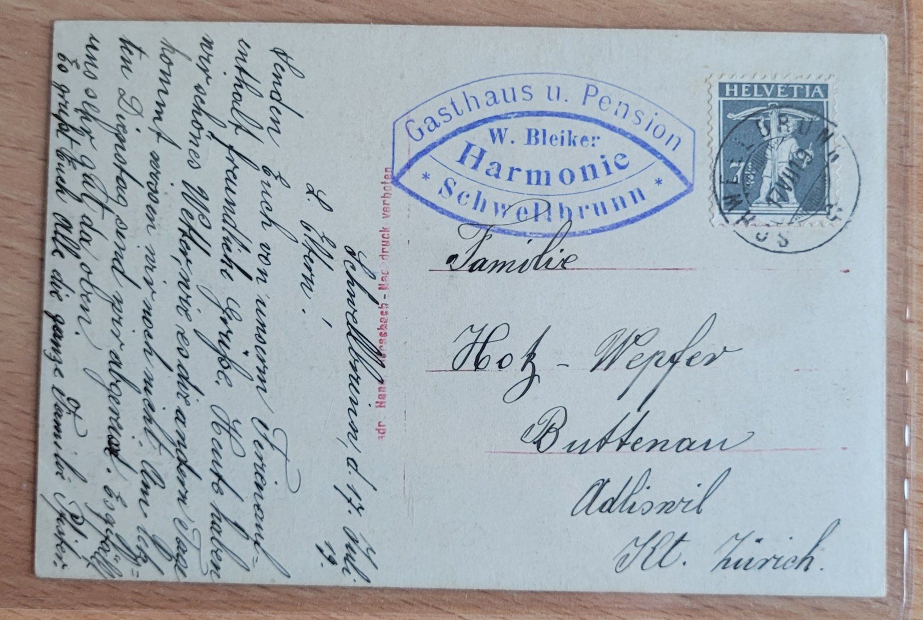 Cartoline postali: Ansichtskarte Schwellbrunn mit Stempel gebraucht – Usato da Rorschach venduto da gloeggli1980 1