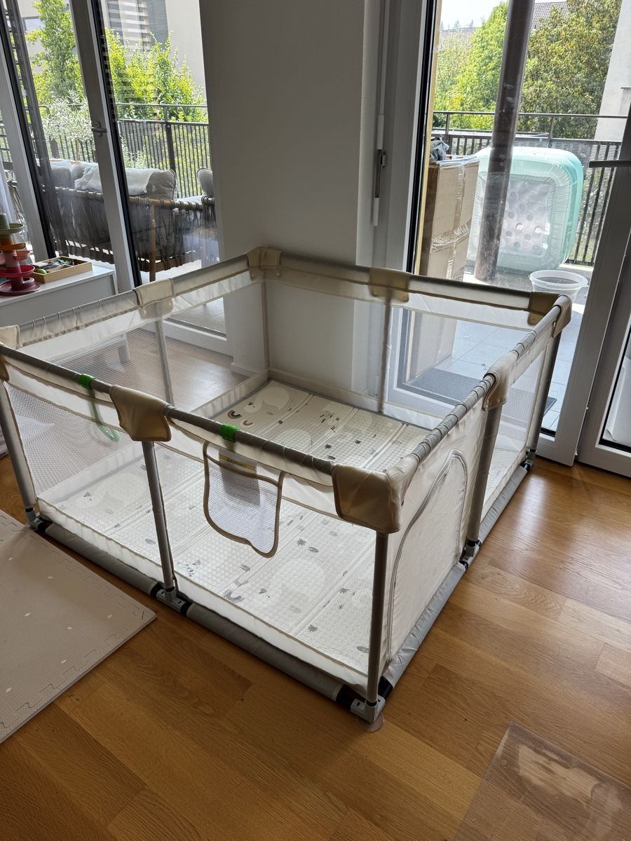 Box & Barriere di sicurezza: Laufstall / Laufgitter aus Stoff  – Usato da Emmen venduto da Edj_nava