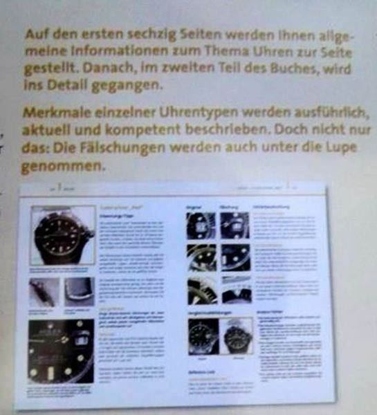 Libri: Der Luxusuhren Report Echt oder falsch? Uhren Kauf Ratgeber – Nuovo e nell'imballaggio originale da Basel venduto da 4056BS 4